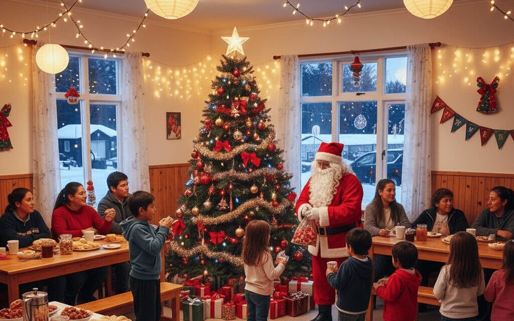 Navidad en comunidad: Barrio Los Mañíos cierra su intervención con una once navideña