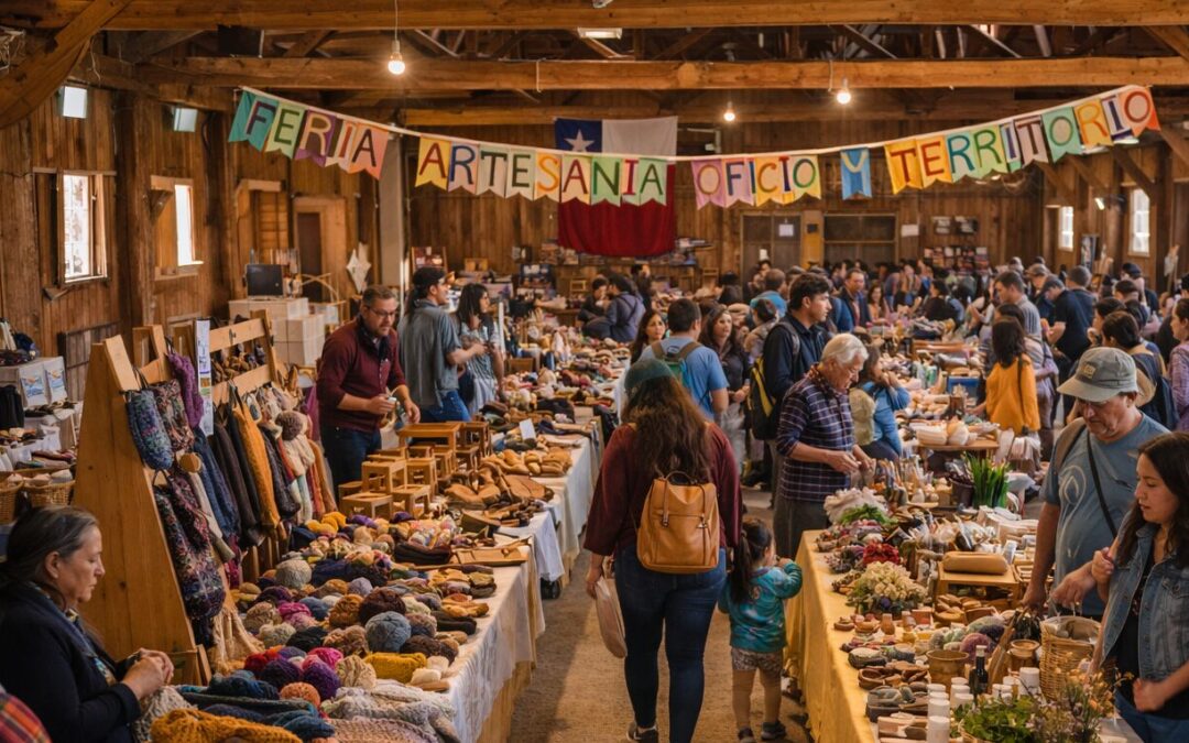 Manos patagonas dan vida a la Feria Regional de Artesanía en Villa Mañihuales