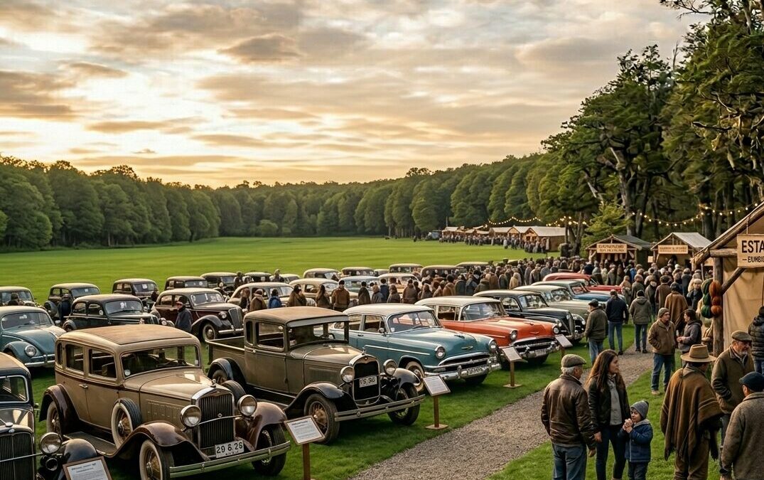 Villa Mañihuales se prepara para una tarde sobre ruedas: llega la Expo de Autos Antiguos 2026