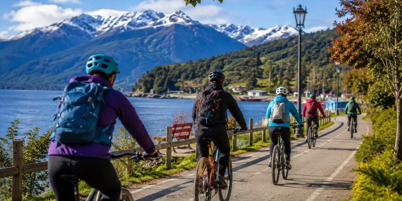 Nace Ciclovida: la iniciativa que busca reunir a vecinos de Puerto Cisnes en torno a la bicicleta y la naturaleza