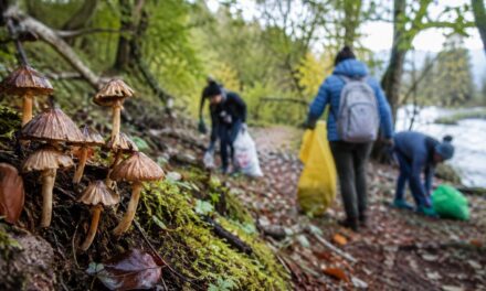 Basura versus biodiversidad: jornada comunitaria busca rescatar un valioso ecosistema en Coyhaique
