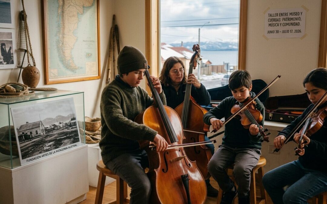 Música, patrimonio y comunidad: Lanzan taller de instrumentos de cuerda en Puerto Natales