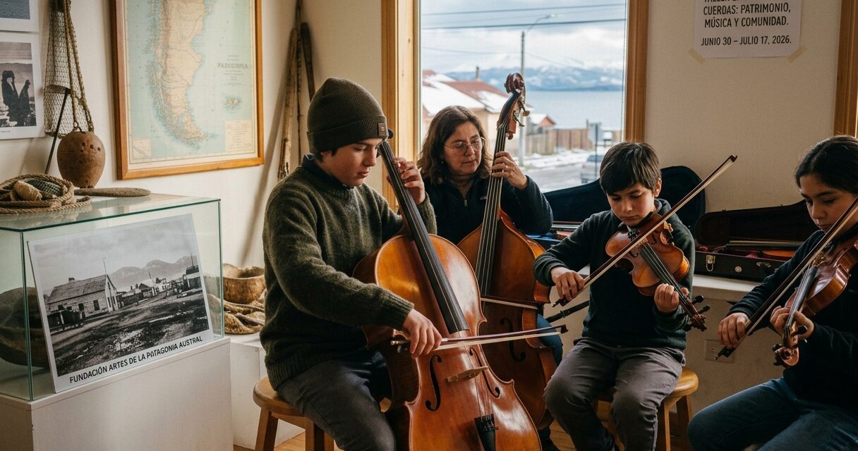 Música, patrimonio y comunidad: Lanzan taller de instrumentos de cuerda en Puerto Natales