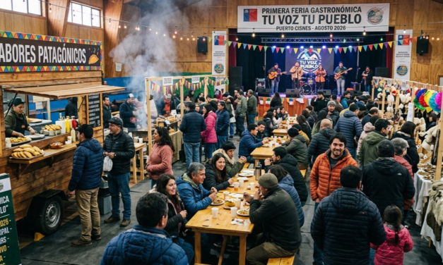 Sabores, música y comunidad: llega la primera versión de la Feria Gastronómica «Tu Voz Tu Pueblo» a Puerto Cisnes